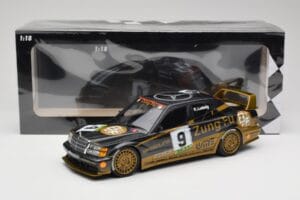 Mercedes 190E 2.5-16 EVO II W201 #9 Zung Fu K. Ludwig Guia Race Macau 1991 Minichamps 1:18 155913609 Metalas - nuotrauka 6 iš 6