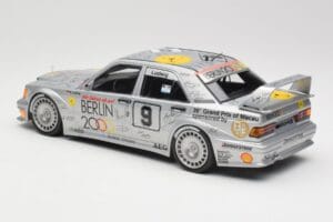Mercedes 190E 2.5-16 EVO II W201 #9 Zung Fu K. Ludwig Guia Race Macau 1992 Minichamps 1:18 155923609 Metalas - nuotrauka 4 iš 6