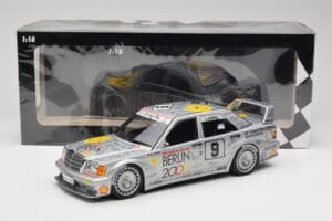 Mercedes 190E 2.5-16 EVO II W201 #9 Zung Fu K. Ludwig Guia Race Macau 1992 Minichamps 1:18 155923609 Metalas - nuotrauka 6 iš 6