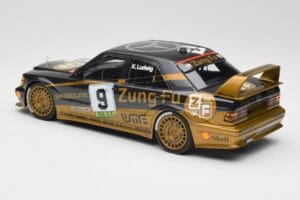 Mercedes 190E 2.5-16 EVO II W201 #9 Zung Fu K. Ludwig Guia Race Macau 1991 Minichamps 1:18 155913609 Metalas - nuotrauka 4 iš 6