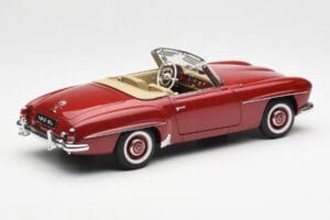 Mercedes 190SL W198 Raudonas AUTOart 1:18 76116 Metalas - nuotrauka 3 iš 8