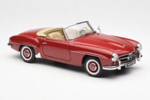 Mercedes 190SL W198 Raudonas AUTOart 1:18 76116 Metalas - nuotrauka 6 iš 8