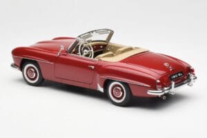 Mercedes 190SL W198 Raudonas AUTOart 1:18 76116 Metalas - nuotrauka 7 iš 8