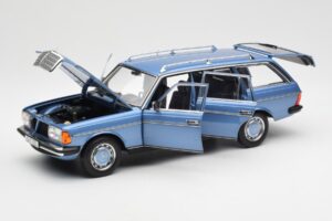 Mercedes 200 S123 T-Model Diamond Mėlynas Dilerio Leidimas Norev 1:18 B66040671 Metalas - nuotrauka 2 iš 8