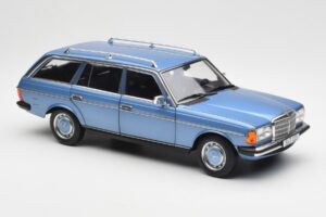 Mercedes 200 S123 T-Model Diamond Mėlynas Dilerio Leidimas Norev 1:18 B66040671 Metalas - nuotrauka 6 iš 8