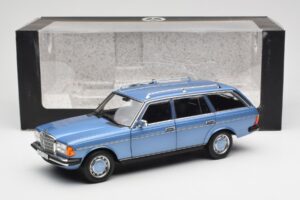 Mercedes 200 S123 T-Model Diamond Mėlynas Dilerio Leidimas Norev 1:18 B66040671 Metalas - nuotrauka 8 iš 8