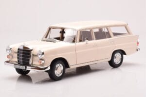Mercedes 200 Universal W110 Kreminė Norev 1:18 183709 Metalas