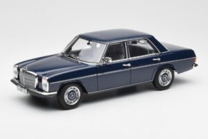 Mercedes 200 W114 Midnight Mėlynas Dilerio Leidimas Norev 1:18 B66040694 Metalas