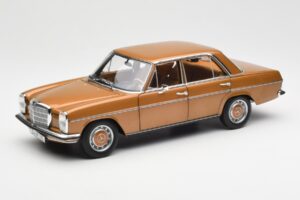 Mercedes 200 W115 Bycane Auksinis Dilerio Leidimas Norev 1:18 B66040665 Metalas