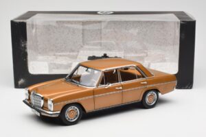 Mercedes 200 W115 Bycane Auksinis Dilerio Leidimas Norev 1:18 B66040665 Metalas - nuotrauka 8 iš 8