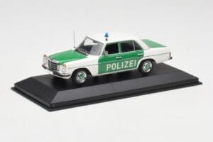 Mercedes 200 W115 Policija Minichamps 1:43 400034090 Metalas - nuotrauka 2 iš 4