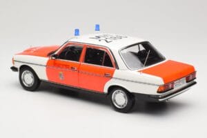Mercedes 200 W123 Greitoji Pagalba Baltas Norev 1:18 183834 Metalas - nuotrauka 6 iš 8