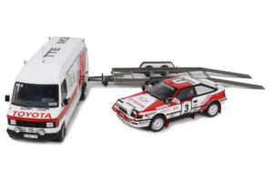 Mercedes 208D + Toyota Celica ST165 Gr.A RAC Safari 1990 Otto 1:18 OT480 Derva - nuotrauka 3 iš 4