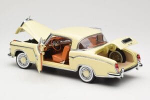 Mercedes 220 SE W128 Coupe Bežas Sun Star 1:18 3562 Metalas - nuotrauka 5 iš 8