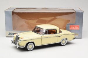 Mercedes 220 SE W128 Coupe Bežas Sun Star 1:18 3562 Metalas - nuotrauka 8 iš 8