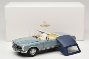 Mercedes 230 SL W113 Horizon Blue Norev 1:18 183992 Metalas - nuotrauka 9 iš 9