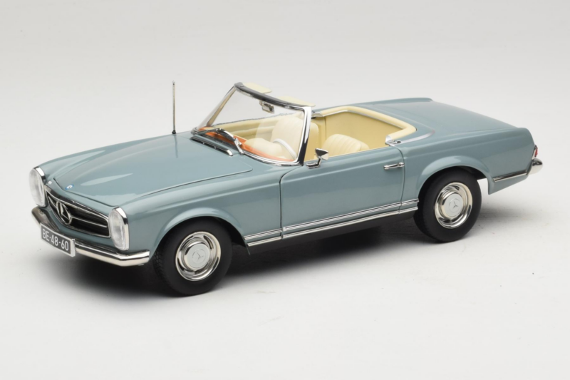 Mercedes 230 SL W113 Horizon Blue Norev 1:18 183992 Metalas