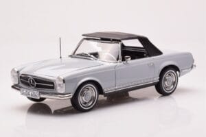 Mercedes 230 SL W113 Pagoda Pilkas Norev 1:18 183990 Metalas - nuotrauka 3 iš 8