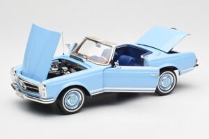 Mercedes 230 SL W113 Pagoda Horizon Mėlynas Dilerio Leidimas Norev 1:18 B66040633 Metalas - nuotrauka 2 iš 10