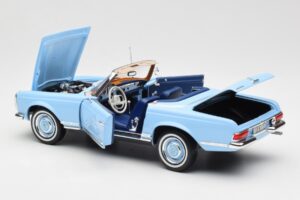 Mercedes 230 SL W113 Pagoda Horizon Mėlynas Dilerio Leidimas Norev 1:18 B66040633 Metalas - nuotrauka 7 iš 10