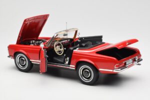 Mercedes 230 SL W113 Pagoda Raudonas Norev 1:18 B660640596 Metalas - nuotrauka 5 iš 8