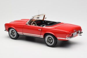 Mercedes 230 SL W113 Pagoda Raudonas Norev 1:18 B660640596 Metalas - nuotrauka 7 iš 8