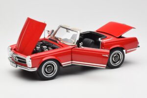 Mercedes 230 SL W113 Pagoda Raudonas Norev 1:18 B660640596 Metalas - nuotrauka 2 iš 8