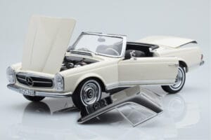 Mercedes 230 SL W113 Pagoda Baltas Riboto Leidimo Norev 1:18 183768 Metalas - nuotrauka 2 iš 9