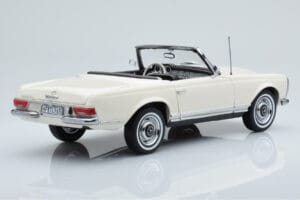 Mercedes 230 SL W113 Pagoda Baltas Riboto Leidimo Norev 1:18 183768 Metalas - nuotrauka 3 iš 9