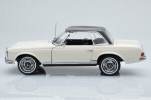 Mercedes 230 SL W113 Pagoda Baltas Riboto Leidimo Norev 1:18 183768 Metalas - nuotrauka 5 iš 9