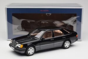 Mercedes 230E W124 AMG Wheels Juodas Riboto Leidimo Norev 1:18 183950 Metalas - nuotrauka 12 iš 12