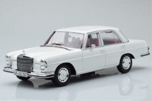 Mercedes 250 SE W108 Baltas Riboto Leidimo Norev 1:18 183763 Metalas