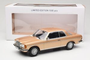 Mercedes 280 CE C123 Auksinis Norev 1:18 183587 Metalas - nuotrauka 6 iš 6