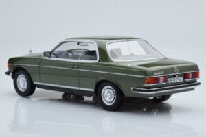 Mercedes 280 CE W123 Coupe Žalias Norev 1:18 183704 Metalas - nuotrauka 5 iš 6