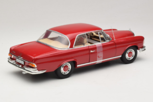 Mercedes 280 SE Coupe Raudonas Norev 1:18 183527 Metalas - nuotrauka 2 iš 6