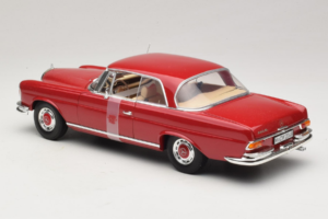 Mercedes 280 SE Coupe Raudonas Norev 1:18 183527 Metalas - nuotrauka 5 iš 6