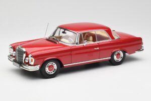 Mercedes 280 SE W108 Raudonas Norev 1:18 193527 Metalas