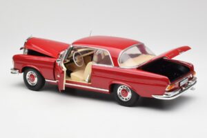 Mercedes 280 SE W108 Raudonas Norev 1:18 193527 Metalas - nuotrauka 5 iš 8