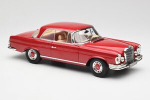 Mercedes 280 SE W108 Raudonas Norev 1:18 193527 Metalas - nuotrauka 6 iš 8