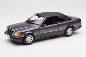 Mercedes 300 CE-24 W124 Kabrioletas Violetinis Metallic Norev 1:18 183567 Metalas - nuotrauka 3 iš 10