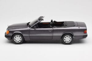 Mercedes 300 CE-24 W124 Kabrioletas Violetinis Metallic Norev 1:18 183567 Metalas - nuotrauka 6 iš 10