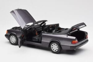 Mercedes 300 CE-24 W124 Kabrioletas Violetinis Metallic Norev 1:18 183567 Metalas - nuotrauka 7 iš 10