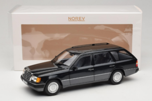 Mercedes 300 D W124 Universalas Juodas Norev 1:18 183960 Metalas - nuotrauka 8 iš 8