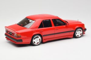 Mercedes 300E W124 6.0 AMG Signal Raudonas Otto 1:18 OT1104 Derva - nuotrauka 2 iš 6