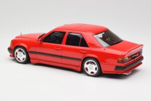 Mercedes 300E W124 6.0 AMG Signal Raudonas Otto 1:18 OT1104 Derva - nuotrauka 5 iš 6