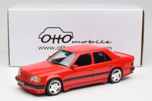 Mercedes 300E W124 6.0 AMG Signal Raudonas Otto 1:18 OT1104 Derva - nuotrauka 6 iš 6