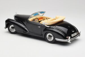 Mercedes 300 S W188 Kabrioletas Juodas Tchibo 1:18 36782 Metalas - nuotrauka 7 iš 8
