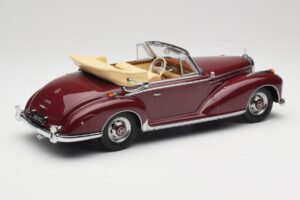 Mercedes 300 SC W188 Kabrioletas Tamsiai Raudonas KK-Scale 1:18 KKDC180942 Metalas - nuotrauka 2 iš 6