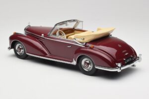 Mercedes 300 SC W188 Kabrioletas Tamsiai Raudonas KK-Scale 1:18 KKDC180942 Metalas - nuotrauka 5 iš 6