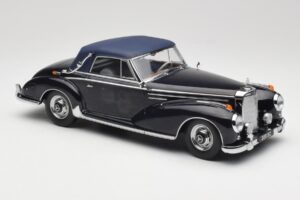 Mercedes 300 SC W188 Kabrioletas Softtop Tamsiai Mėlynas KK-Scale 1:18 KKDC180944 Metalas - nuotrauka 4 iš 6